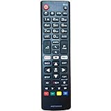 Nuevo Mando de reemplazo para el LG TV AKB75095308 Ajuste para Varios TV Ultra HD con Netflix Amazon Botones 43UJ6309 49UJ6309 60UJ6309 65UJ6309 - No se Requiere configuración Control Remoto
