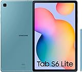 Samsung Galaxy Tab S6 Lite - Tablet de 10.4” (Procesador Qualcomm Snapdragon 720G, 4 GB RAM, 128GB Almacenamiento, Wifi, Android 12) Azul - Versión española