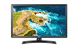 LG 24TQ510S-PZ - Monitor TV de 24'' HD, amplio ángulo de visión, LED con Profundidad de Color, Smart TV WebOS22, Asistentes de Voz (ThinQ, Google y ALEXA), Compatible con apps de Cloud Gaming: Stadia