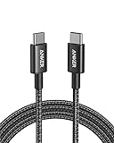 Anker Cable de carga USB C a USB C 333, 1,8 m, cable USB 2.0 tipo C de 100 W, potencia de carga rápida adecuado para MacBook Pro 2020, iPad Pro 2020, iPad Air 4, Galaxy S21, Pixel, Switch, LG, y más