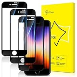 GiiYoon 3 Piezas Protector de Pantalla para iPhone SE 3 (2022)/SE 2 (2020)/iPhone 8/7/6s/6(4.7') Cristal Templado [Sin Burbujas] [Cobertura Completa] [9H Dureza] Vidrio Templado HD Protector Pantalla