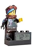 LEGO Movie 2 Wyldstyle - Despertador Digital (Pantalla LCD retroiluminada, función Despertador y repetición de Alarma, 24 cm)