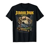 Jurassic Park Vintage T-Rex Escape Camiseta