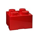 LEGO Copenhagen rc40031730 Lego storage Brick 4, Rojo