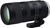 Tamron SP 70-200 mm F/2.8 Di VC USD G2 - Objetivo para Canon (estabilizador óptico VC en tres modos, Sensor Full Frame 24 x 36, AF USD, dos lentes XLD, SP) negro