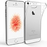 NEW'C Funda para iPhone 5 y iPhone 5S y iPhone SE, Anti- Choques y Anti- Arañazos, Silicona TPU, HD Clara