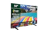TOSHIBA 50UV2363DG Smart TV 4K UHD de 50', sin Marcos, con HDR10, Dolby Audio, Compatible con Asistente de Voz Alexa y Google, Bluetooth