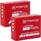 Baxxtar Pro NP-W126s NP-W126 Baterías (1140mAh) Compatible con Fujifilm FinePix X100F X-A7 X-A10 X-E3 X-E4 X-H1 X-Pro2 X-Pro3 X-S10 X-T3 X-T10 X-T20 X-T30 X-T30 II X-T100 X-T200 y demás