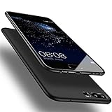 X-level Funda para Huawei P10, Carcasa para Huawei P10 Suave TPU Gel Silicona Ultra Fina Anti-Arañazos y Protección a Bordes Funda Phone Case para Huawei P10 - Negro