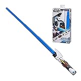 Star Wars F1162 Juguete Sable de luz Azul Extensible, OBI-WAN Kenobi, Color Multicolor