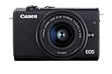Canon EOS M200 - Cámara Mirrorless de 24.1 MP (EF15-45mm f/3.5-6.3 IS STM), Negro