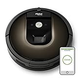 iRobot Roomba 980 Sin bolsa Negro aspiradora robotizada - aspiradoras robotizadas (Sin bolsa, Negro, Chocolate, Alfombra, Cámara, 120 min, 2 h) (Reacondicionado)