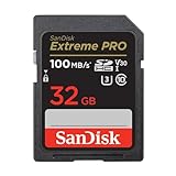 SanDisk Extreme PRO 32 GB tarjeta SDHC + RescuePRO Deluxe, hasta 100 MB/s, UHS-I, Clase 10, U3, V30, garantía Según la legislación vigente