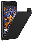 mumbi Flip Case Compatible con Huawei P8 Lite (P8 Lite Smart), Negro