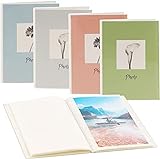 Hama Álbum de fotos 'Susi Pastell' (tapa suave, 24 páginas para 24 fotos en formato de 10 x 15 cm, resistente, para archivar con anécdotas, protege la foto, mini álbum) Colores pastel aleatorios
