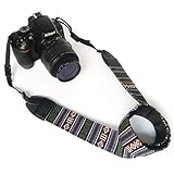 Alled - Correa de cuello de hombro desmontable para todas las cámaras DSLR Canon Nikon Sony Lumix Olympus Pentax Kodak Correa para cámara de fotos vintage