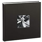 Hama Fine Art Jumbo - Álbum de fotos 30 x 30 cm, 100 páginas, 50 hojas, Color Negro, Mediano