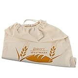 Westmark Bolsa para pan/almacenaje, Con cordón, Algodón, Blanco natural, 32102270