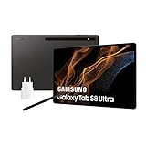 Samsung Galaxy Tab S8 Ultra con cargador – Tablet de 14,6' (12GB RAM, 256GB Almacenamiento, Wifi, Android 12) Negra - Versión española