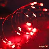 Red Copper String Light - Cadena de luces (50 luces)