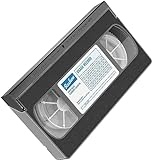 Reshow Limpiador de Cabezales VCR/VHS - Limpiador de Cabezas de Vídeo VHS para Reproductores VHS/VCR Tecnología Seca Sin Necesidad de Líquido