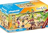 PLAYMOBIL 71191 Family Fun Zoo de Mascotas con Animales de Juguete, Juguetes para niños a Partir de 4 años, Multicolor