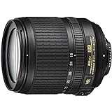 Nikon AF-S DX VR 18-105mm G - Objetivo para Montura F de Nikon (Distancia Focal 27-157.5mm, Apertura f/3.5-5,6, estabilizador) Color Negro