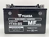 Yuasa Bateria YTX9-BS | Batería de repuesto para moto Suzuki AN Burgman (AU111/BW111/BW112) 400 1998-2002