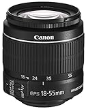 Canon EF-S 18-55mm f/3.5-5.6 IS II - Objetivo para Canon (distancia focal 18-55mm, apertura f/3.5-38, zoom óptico 3x,estabilizador óptico, diámetro: 58mm) negro
