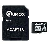QUMOX 16GB Tarjeta Micro SD de Memoria de Clase 10 UHS-I Alta Velocidad
