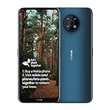 Nokia G50 5G Smartphone 6.82 pulgadas HD+ Android 11 4GB RAM/64GB ROM 5000mAh 5000mAh Cámara Triple 48MP Carga Rápida 18W Estabilización de Video Selfie Azul