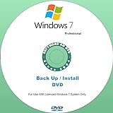 DVD de Instalación de Reemplazo para Windows 7 Professional Idioma Español con SP1 32 o 64 Bits (32 Bit)
