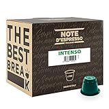 Note d'Espresso - Intenso - Cápsulas de Café - Compatibles con Cafeteras NESPRESSO* - 100 caps