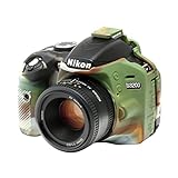 Easycover ECND3300C - Funda de Silicona para Nikon D3300 / D3400, Color Camuflaje