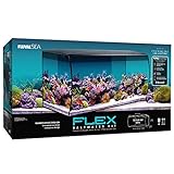 Fluval Sea Flex - Kit de Acuario para Agua Salada, 123 l, Color Negro