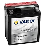 Batería de moto Varta Powersports AGM 50614 - YTX7L-BS, para automóvil de turismo.