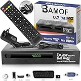 hd-line Bamof 2225 Pro - Receptor de satélite Digital (HDTV, DVB-S/DVB-S2, HDMI, SCART, 2 Puertos USB, Full HD 1080p) [preprogramado para Astra, Hotbird y Türksat] Cable HDMI