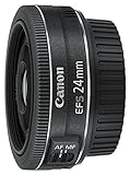 CANON Objectif EF-S 24mm f/2.8 STM Pancake, Negro