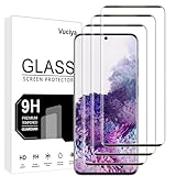 Vuciya Cristal templado Compatible con Samsung Galaxy S20 protector pantalla，3 Pack protector 9H Anti-Burbujas para Samsung S20 5G