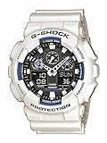 Casio G-Shock, Reloj Analógico Digital 20 BAR Blanco Hombre, Blanco (White), Talla Única