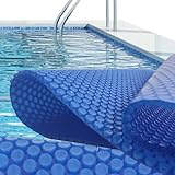AcuaBubble AZUL 400 micras Manta térmica piscina - Fabricada en España I Duradera y de Alta eficiencia energética I Ahorro: No precisa refuerzos I Medidas totales: 3.00 x 6.00 m