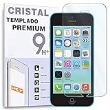 REY Protector de Pantalla para Iphone 5/5S/5C/SE Cristal Vidrio Templado Premium