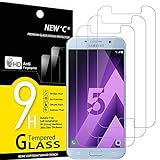 NEW'C 3 Piezas, Protector Pantalla para Samsung Galaxy A5 2017 (SM-A520F), Cristal templado Antiarañazos, Antihuellas, Sin Burbujas, Dureza 9H, 0.33 mm Ultra Transparente, Ultra Resistente
