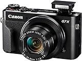 Canon PowerShot G7 X Mark II - Cámara Digital Compacta de 20.1 MP (pantalla de 3', Apertura f/1.8-2.8, zoom óptico de 4.2x, Video Full HD, WiFi), Color Negro
