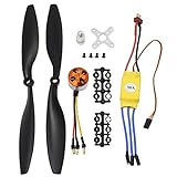 KEESIN RC 1000KV Brushless Motor A2212 13T with 30A Brushless ESC Set 1045 Propeller CW CCW Accessories Kit Mount for RC Plane DJI F450 550 Quadcopter
