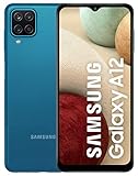 SAMSUNG Galaxy A12 | Smartphone Libre 3G Ram y 32GB Capacidad Interna ampliables | Cámara Principal 48MP | 5.000 mAh de batería y Carga rápida | Color Azul [Versión española]