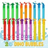Magicat Dino - Juego de 20 pompas de jabón con diseño de dinosaurio, en 6 colores, para cumpleaños infantiles, bodas, Halloween, mini burbujas de juguete como obsequio para niños, MC018.0020