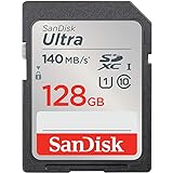 SanDisk 128 GB Ultra SDXC Tarjeta, con hasta 140 MB/s, rendimiento de apps A1, UHS-1, Clase 10, U1