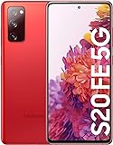SAMSUNG Galaxy S20 FE 5G, 128GB, Rojo (Reacondicionado), Original de fábrica (Corea del Sur), Exclusivo para el Mercado Europeo (Versión Internacional)