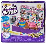Kinetic Sand Arena MÁGICA - Rainbow Cake Shoppe - 680g de Arena Amarilla, Rosa, Azul y Blanca Aroma a Vainilla - Kit Manualidades Niños Juguetes Sensoriales - 6068029 - Juguetes Niños 5 Años +